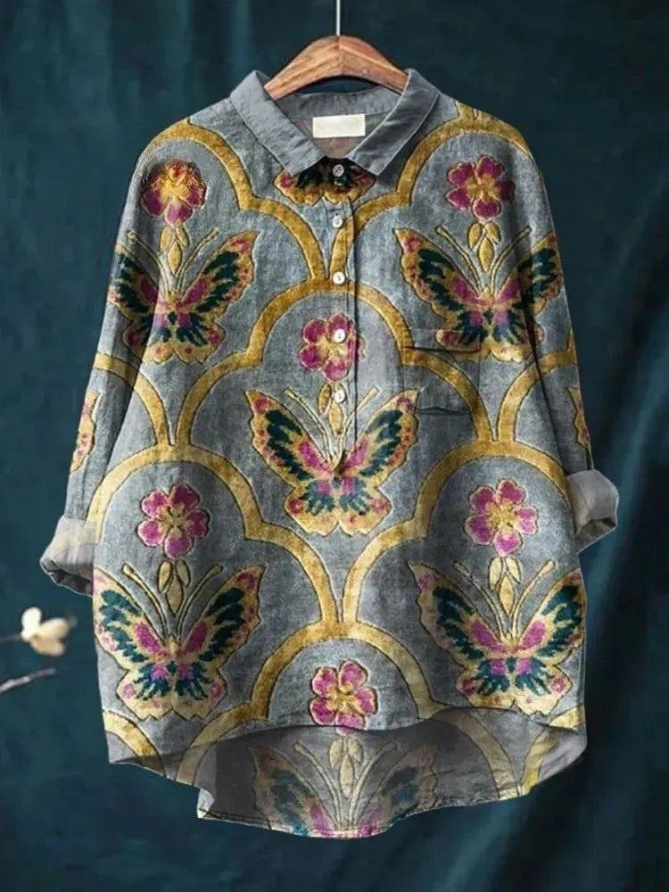 CLAUDINE - Serene Art Shirt