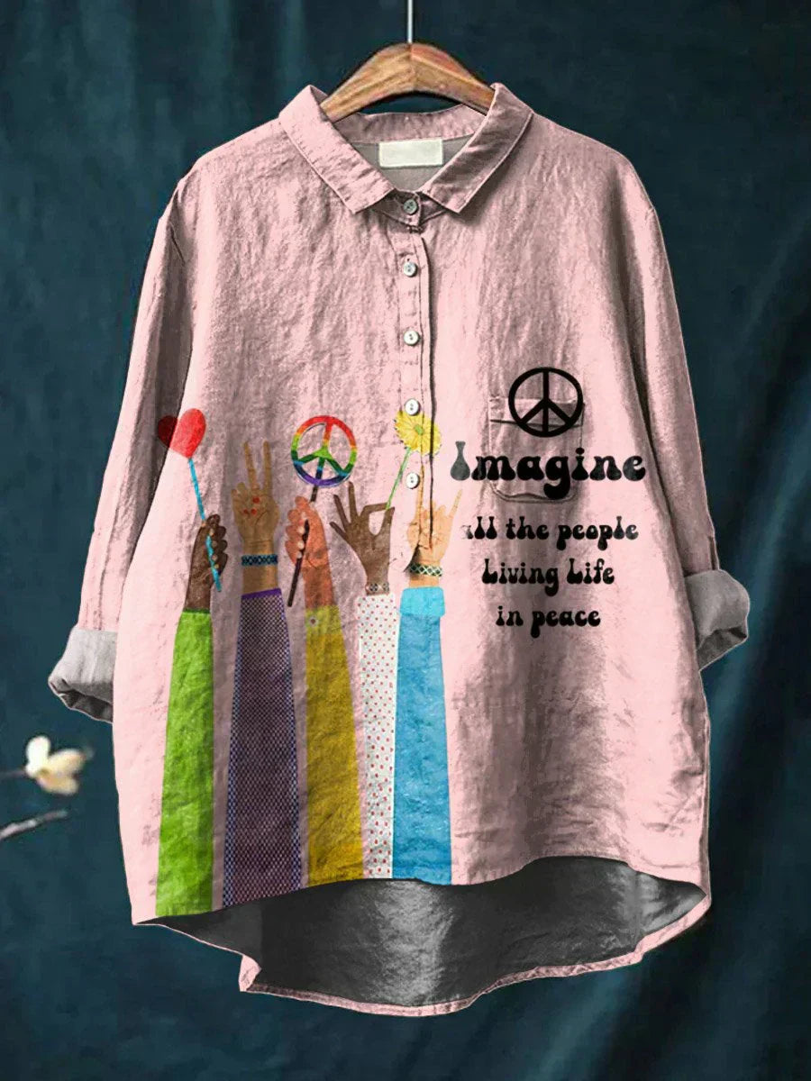 CLAUDINE - Serene Art Shirt