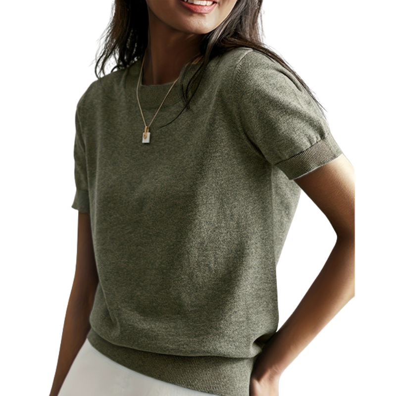 JENNY - Classic Round Neck Casual Top