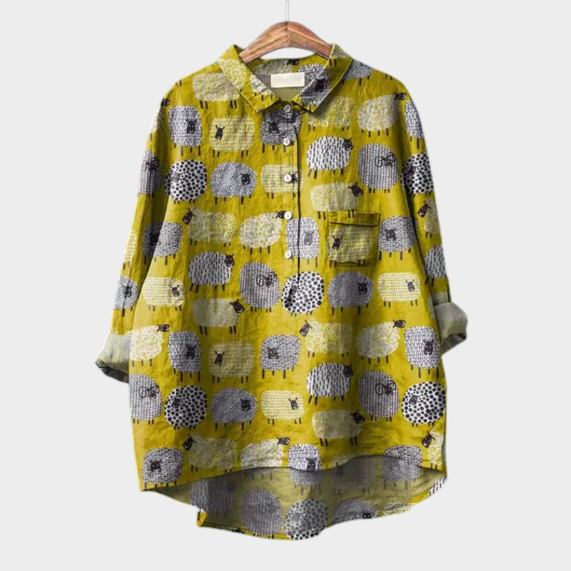 TALLIE – Relaxed Printed Blouse